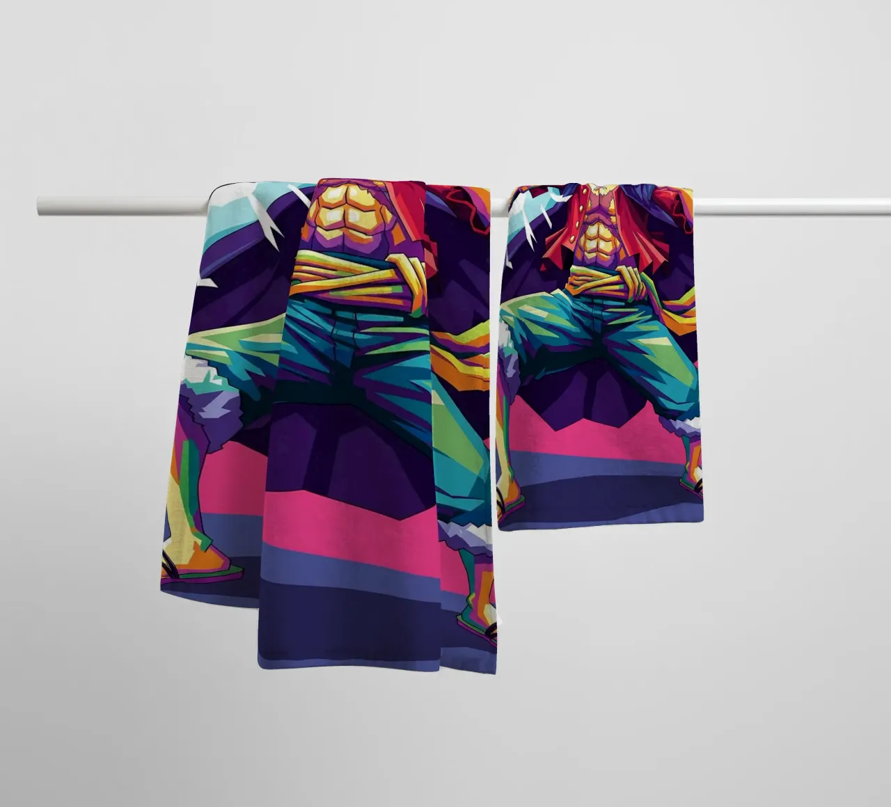 One Piece - Monkey D Luffy art (2) asciugamano da bagno da Hantamrata