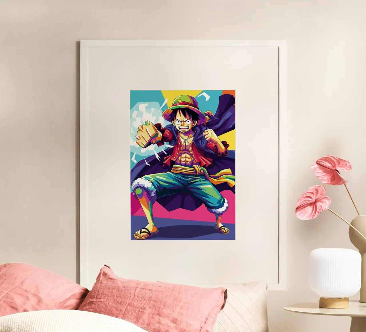 One Piece - Monkey D Luffy art (2) poster da Hantamrata