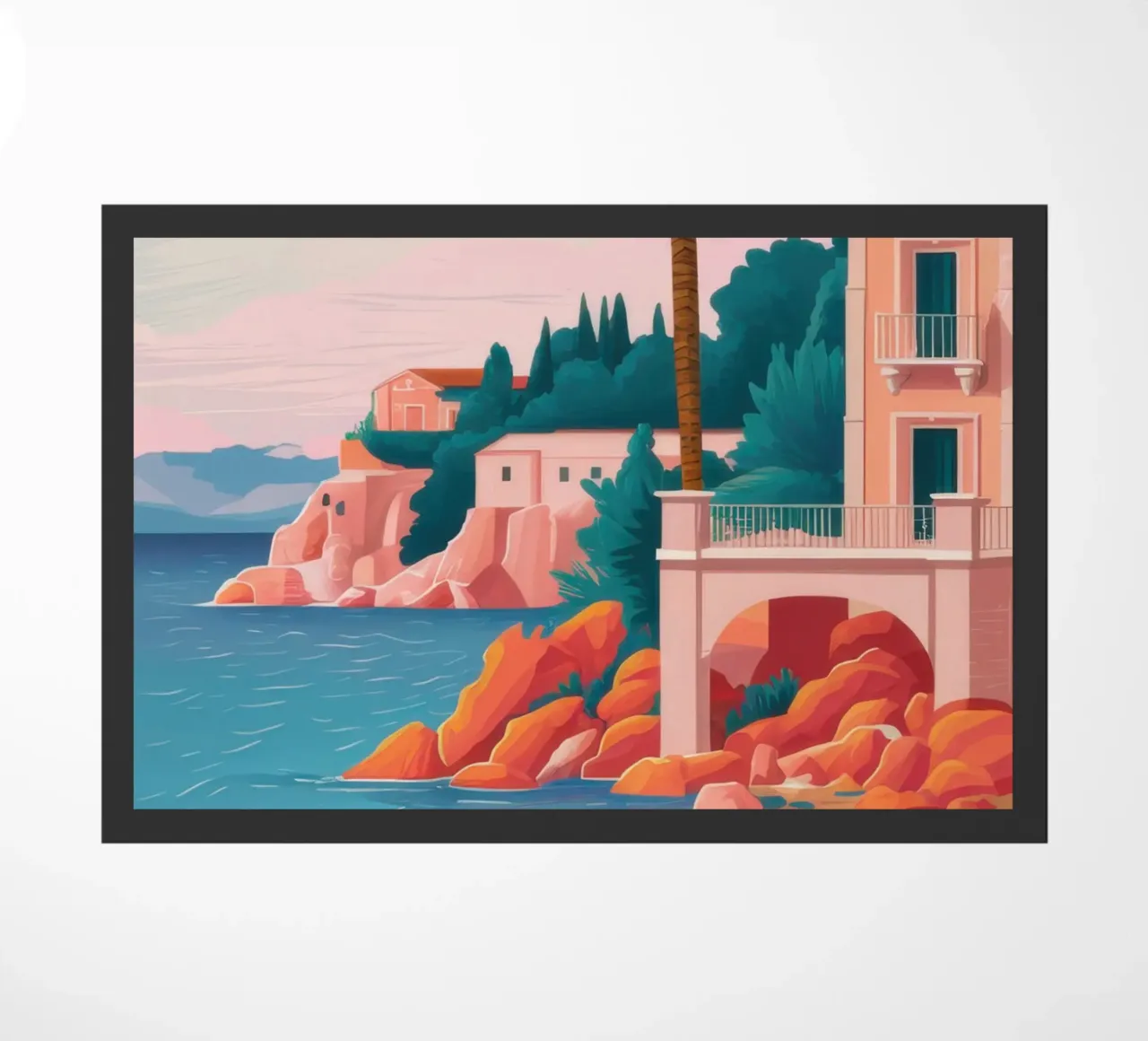 Vue de la sérénité côtière paillasson de Gaia Viesta