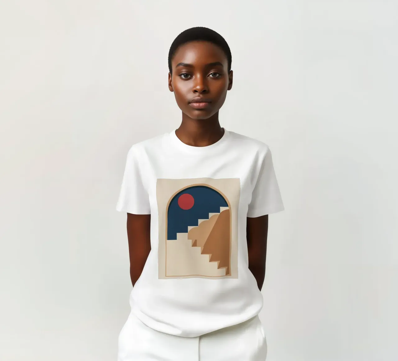 Scala ad arco Sole t-shirt da Lunar Valentina