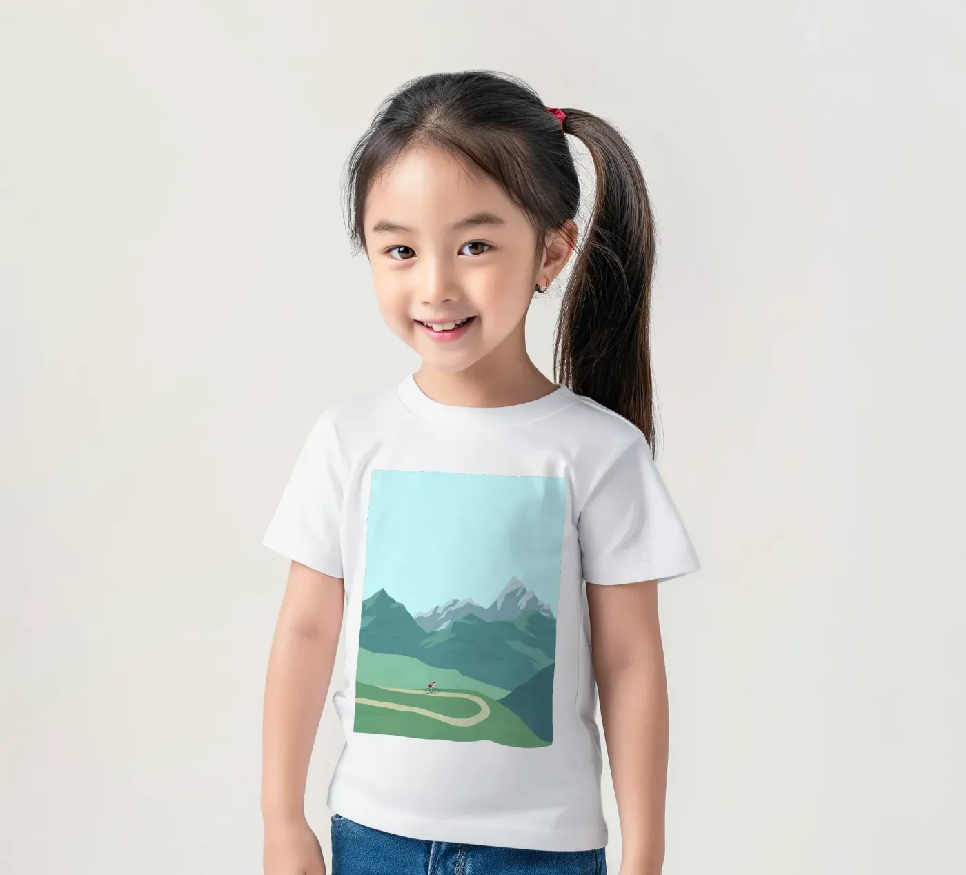 Fietsen kinder t-shirt van Katinka Reinke