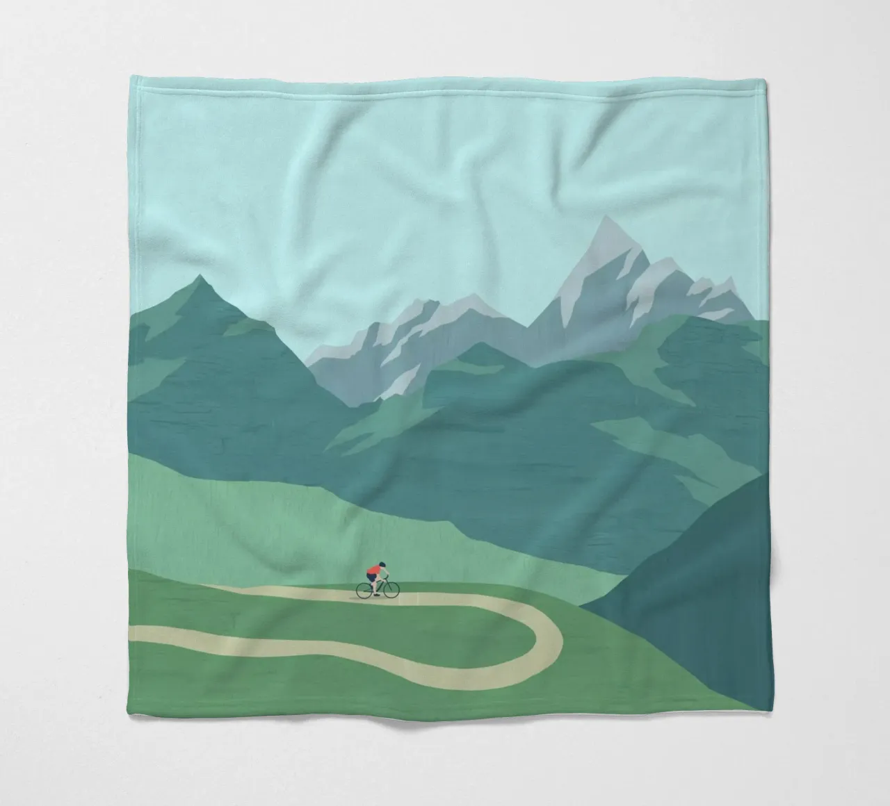 Fietsen fleecedeken van Katinka Reinke