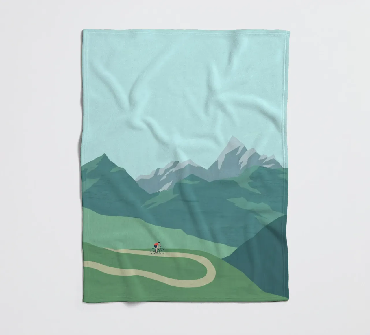 Fietsen fleecedeken van Katinka Reinke