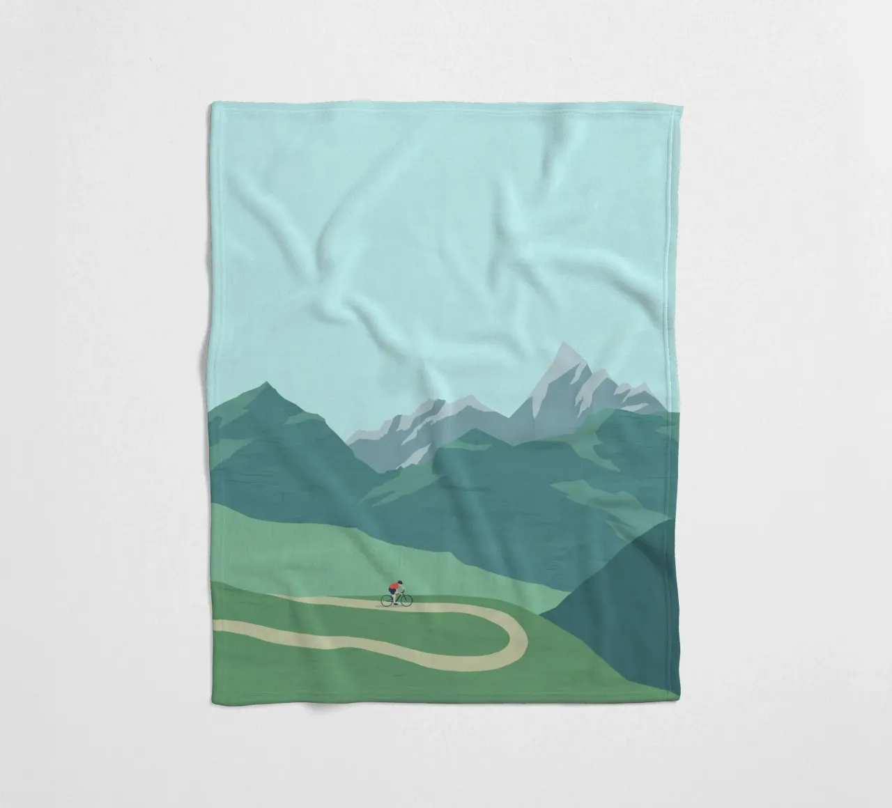 Fietsen fleecedeken van Katinka Reinke