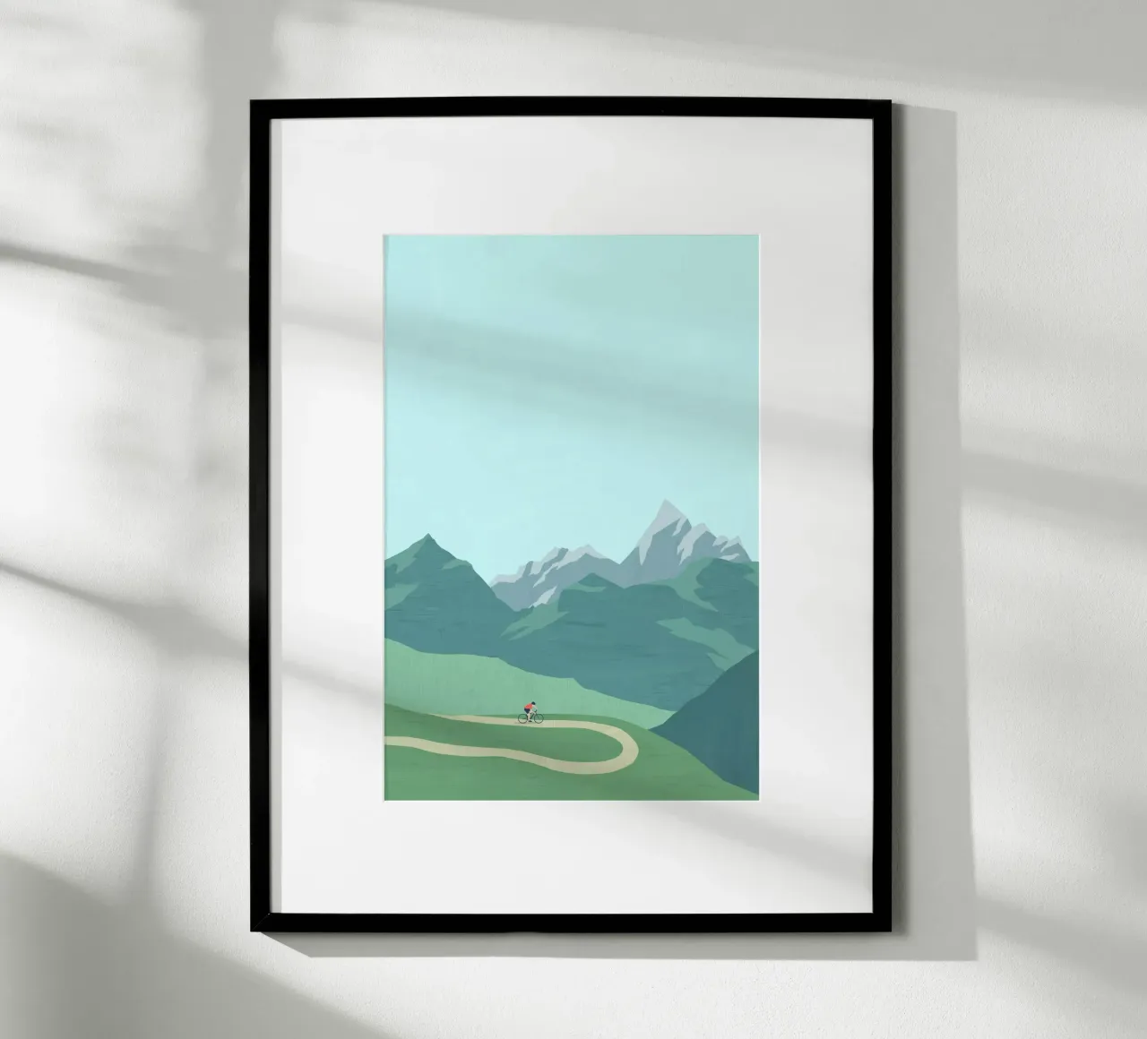 Ciclismo poster con telaio in alluminio da Katinka Reinke