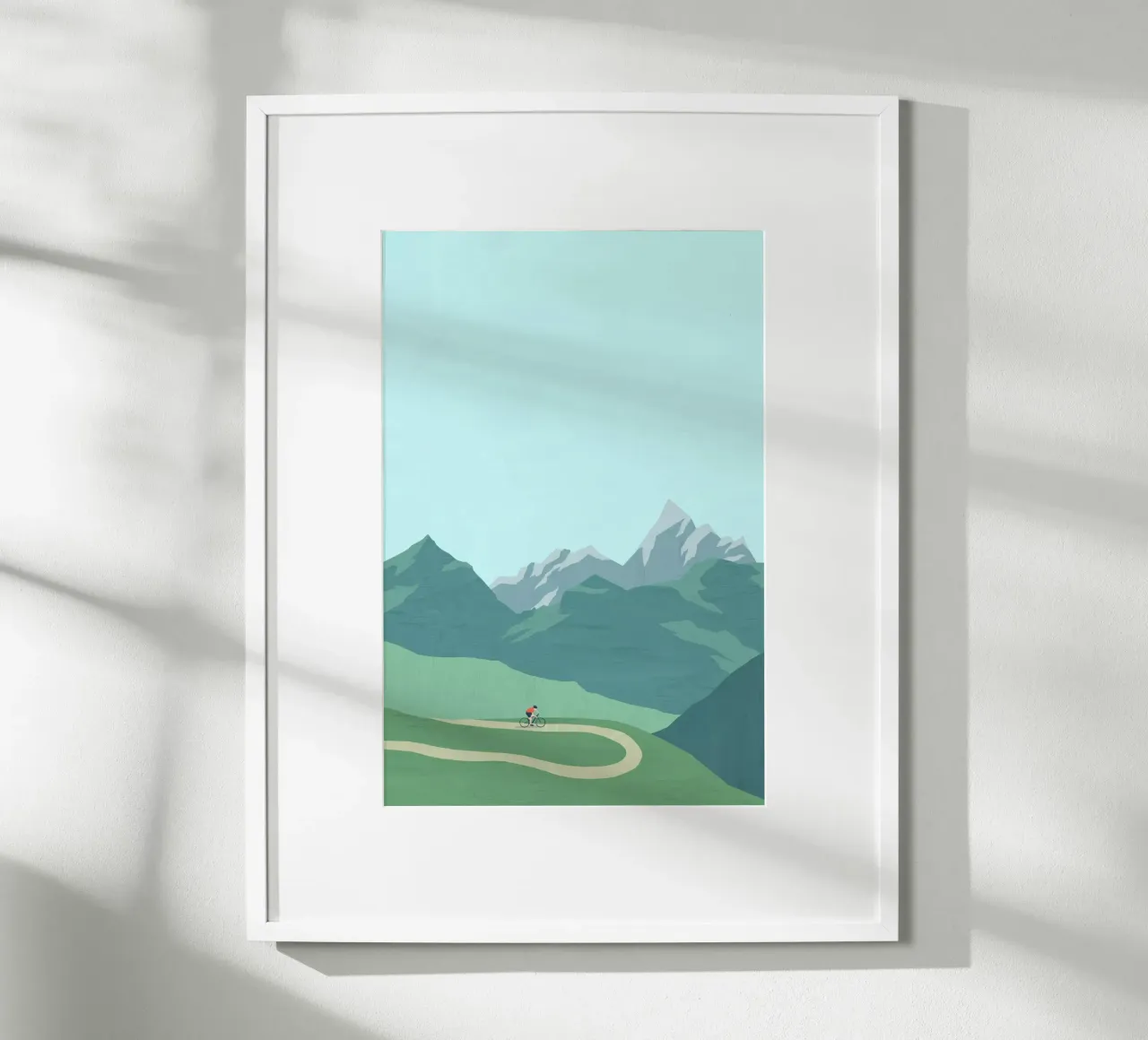 Ciclismo poster con telaio in alluminio da Katinka Reinke