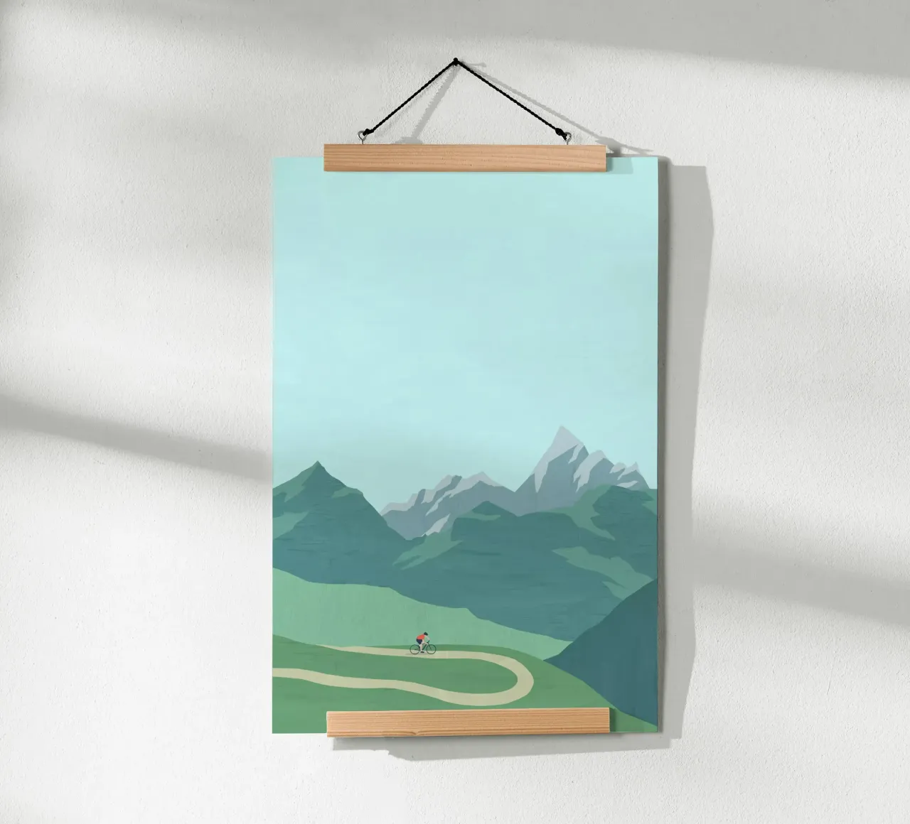 Ciclismo poster con telaio in alluminio da Katinka Reinke