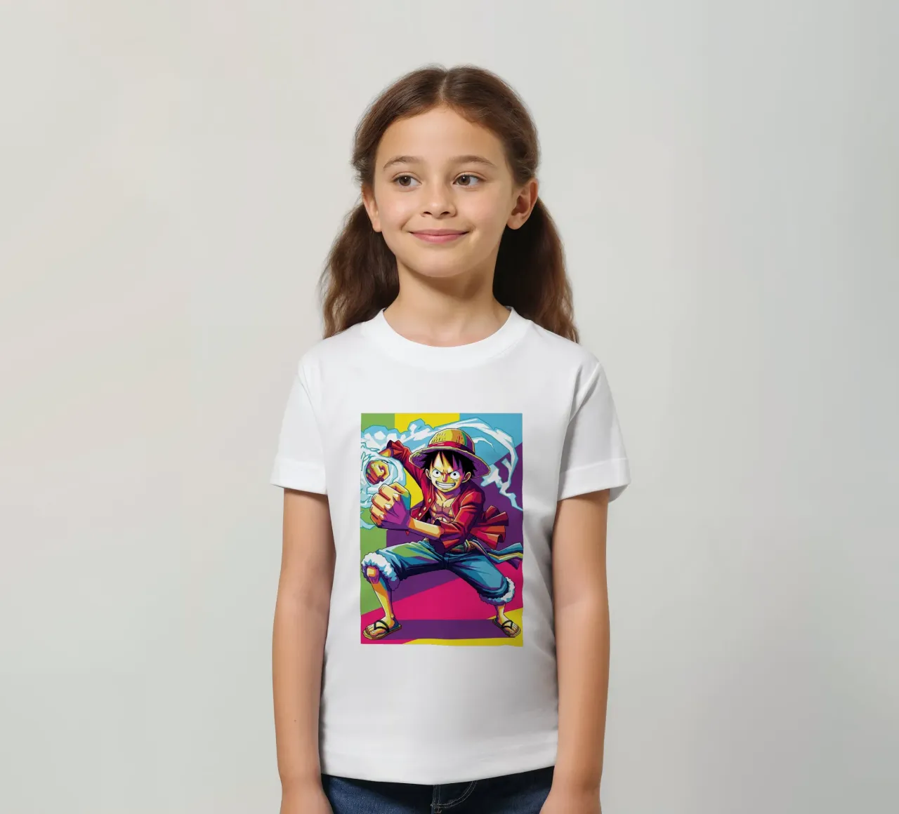 One piece - Monkey D Luffy art (3) t-shirt bambini da Hantamrata