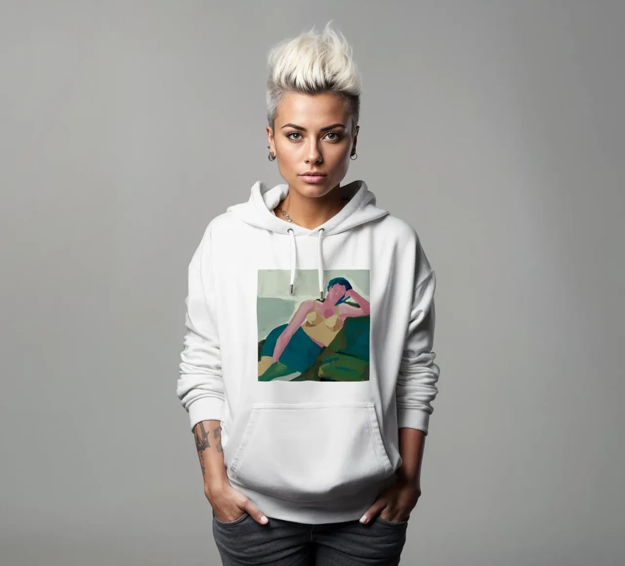 Nudo classico felpa con cappuccio da Thistle Bloom