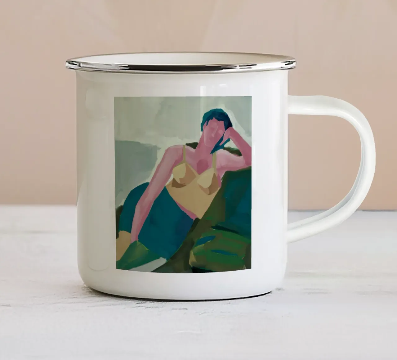 Nudo classico tazza in smalto da Thistle Bloom