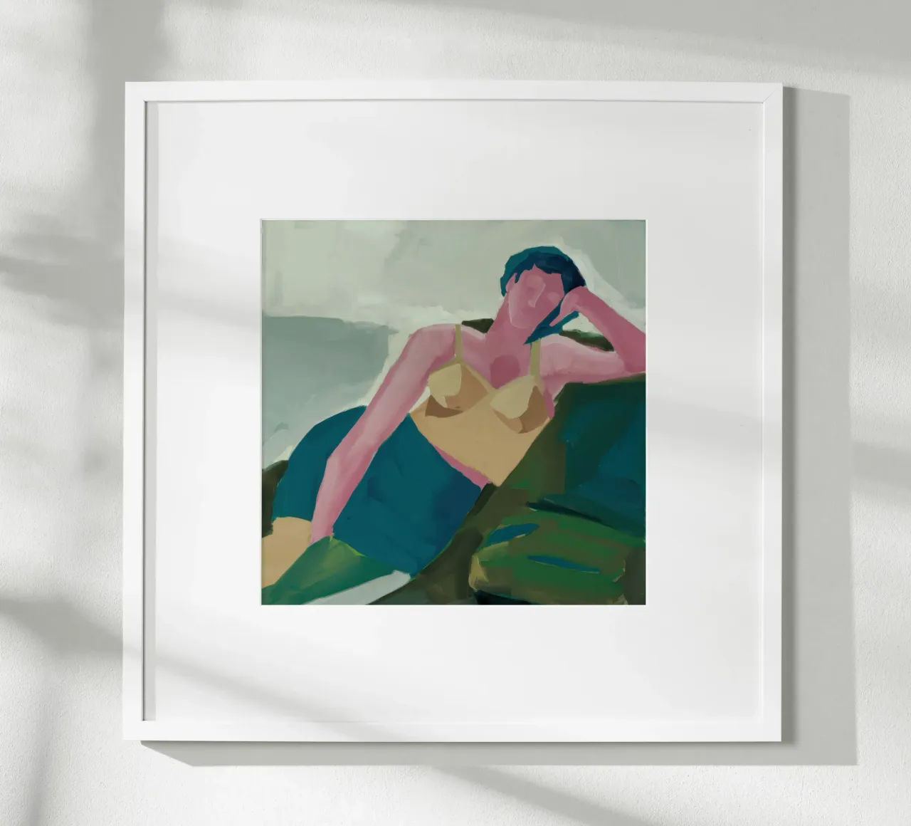 Nudo classico poster con telaio in alluminio da Thistle Bloom
