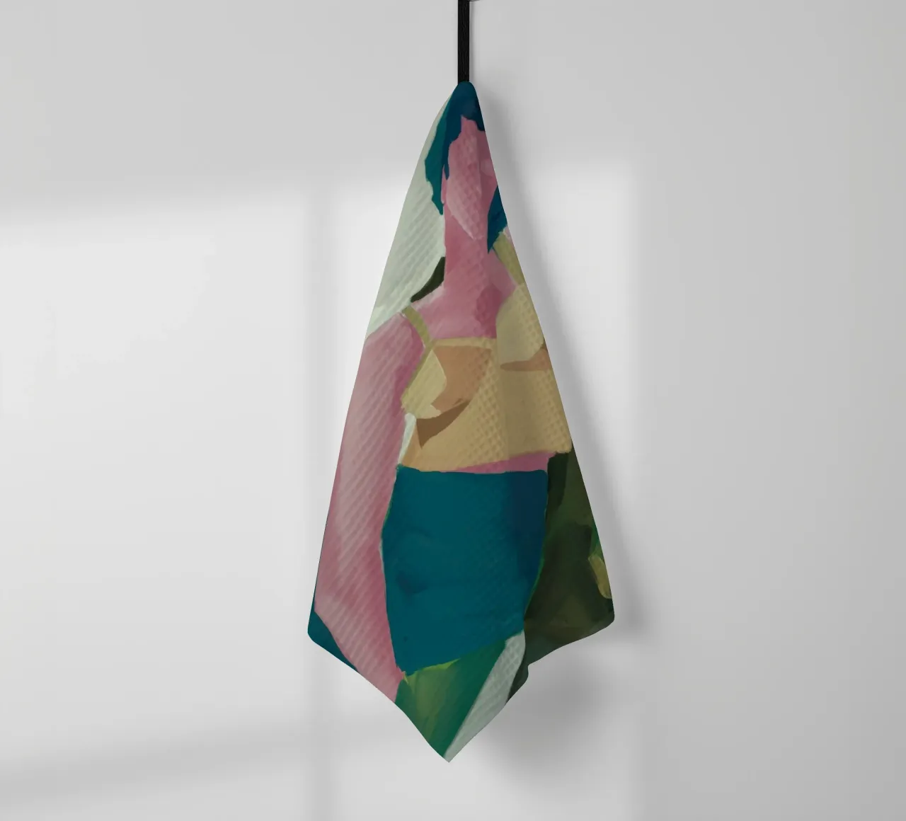Classical Lounging Nude tea towel by Thistle Bloom
