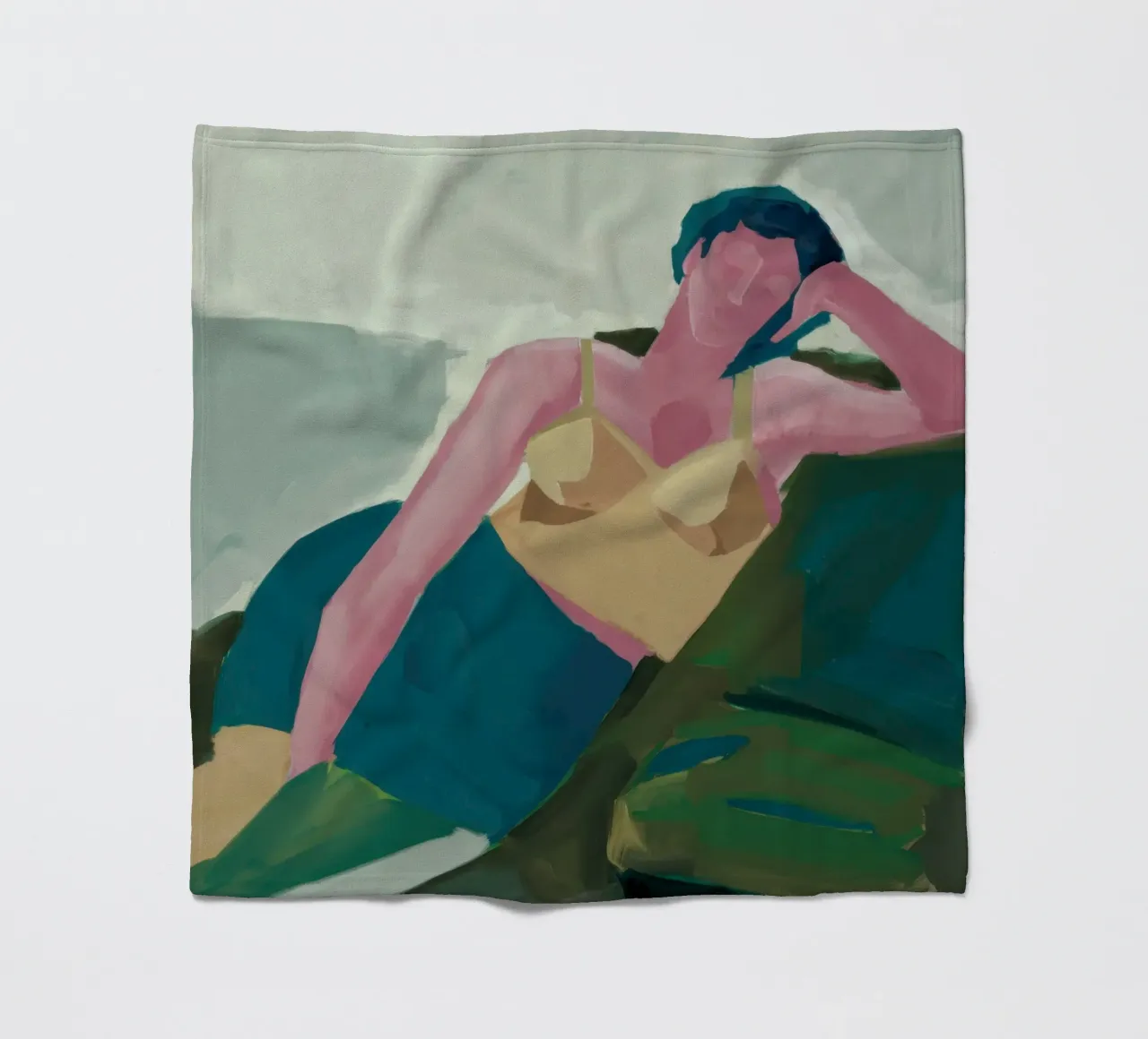 Nudo classico coperta in pile da Thistle Bloom