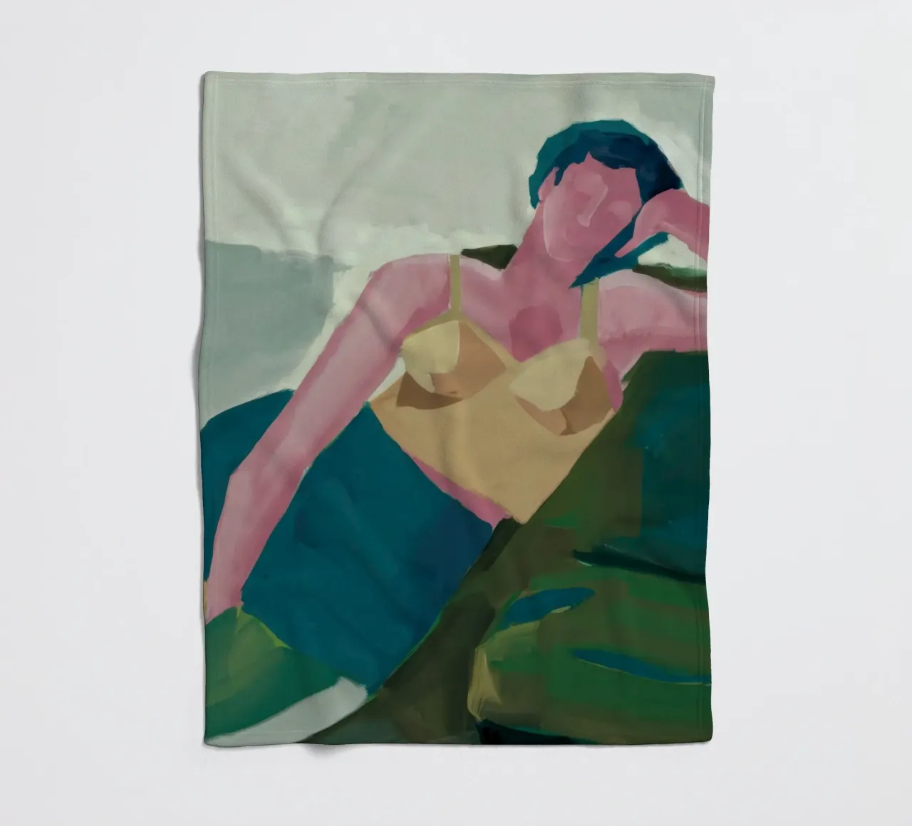 Nudo classico coperta in pile da Thistle Bloom