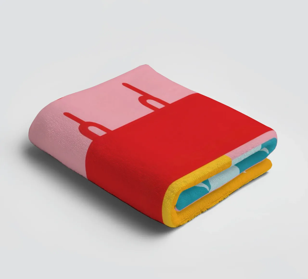 Geometric Pattern Play towel by Lunar Valentina