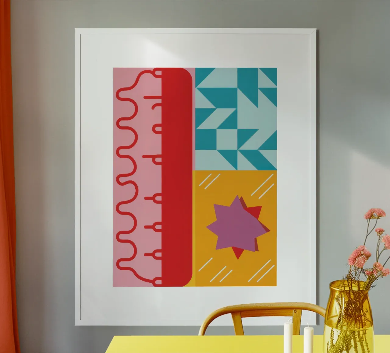 Geometric Pattern Play hahnemühle by Lunar Valentina