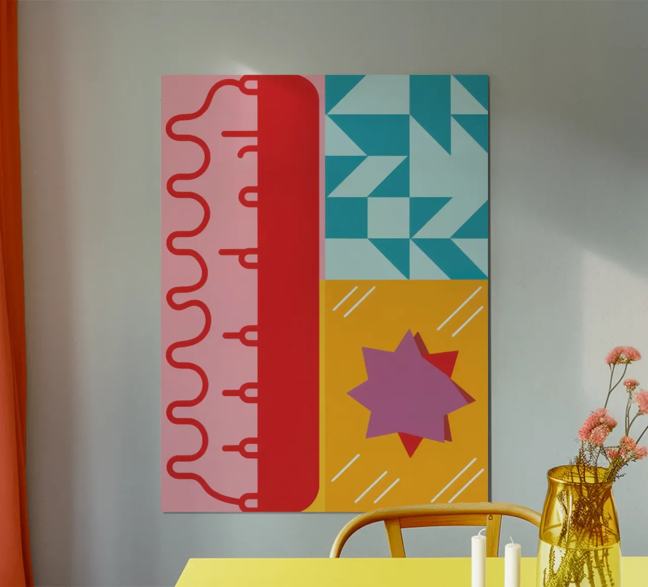 Geometric Pattern Play hahnemühle by Lunar Valentina