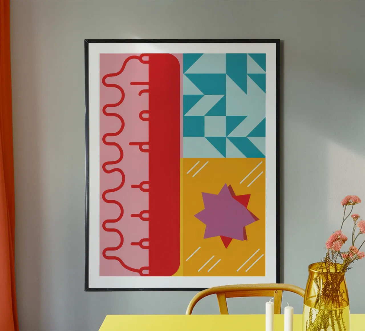 Geometric Pattern Play hahnemühle by Lunar Valentina