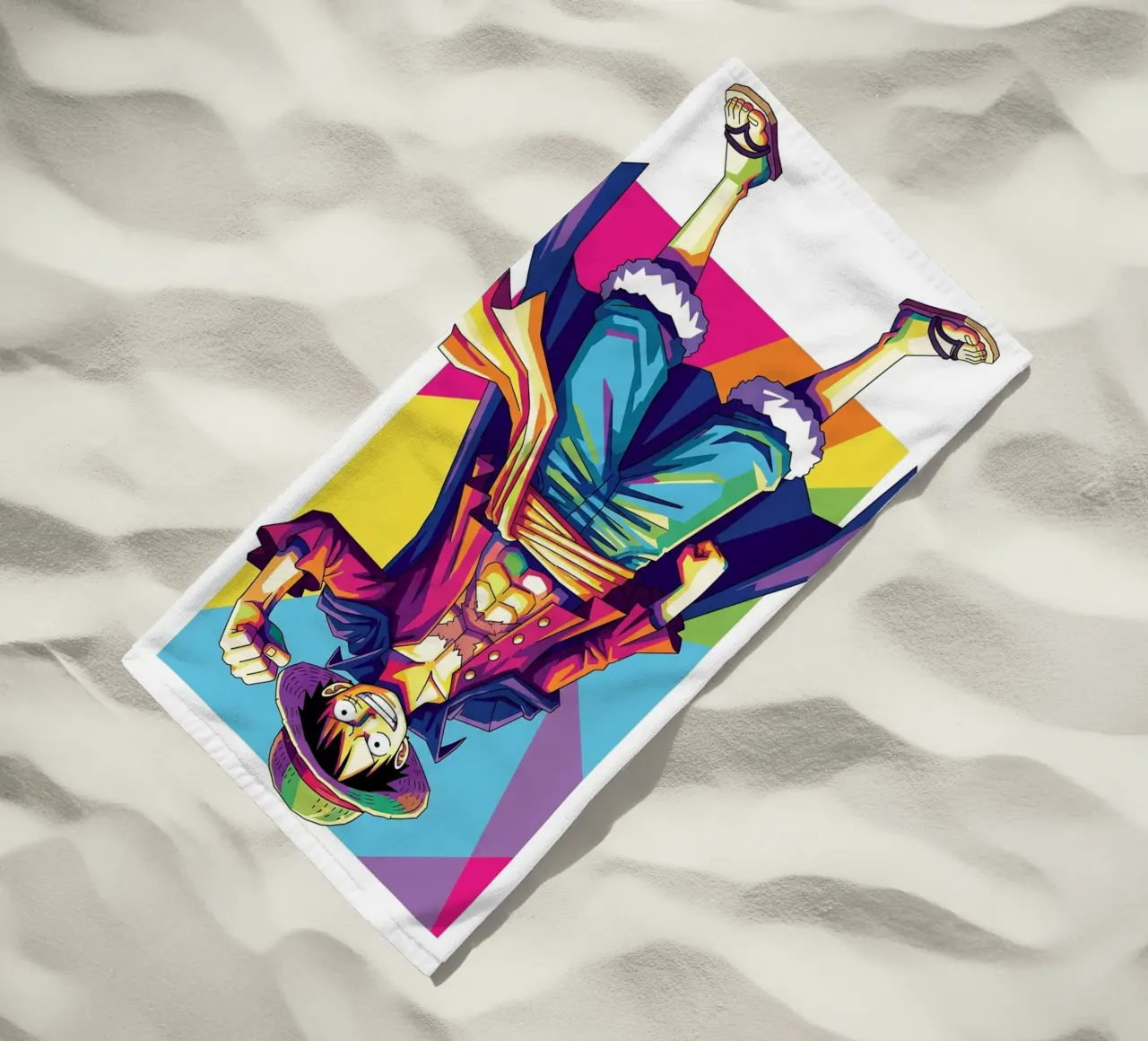 One Piece - Monkey D Luffy art (4) telo mare da Hantamrata