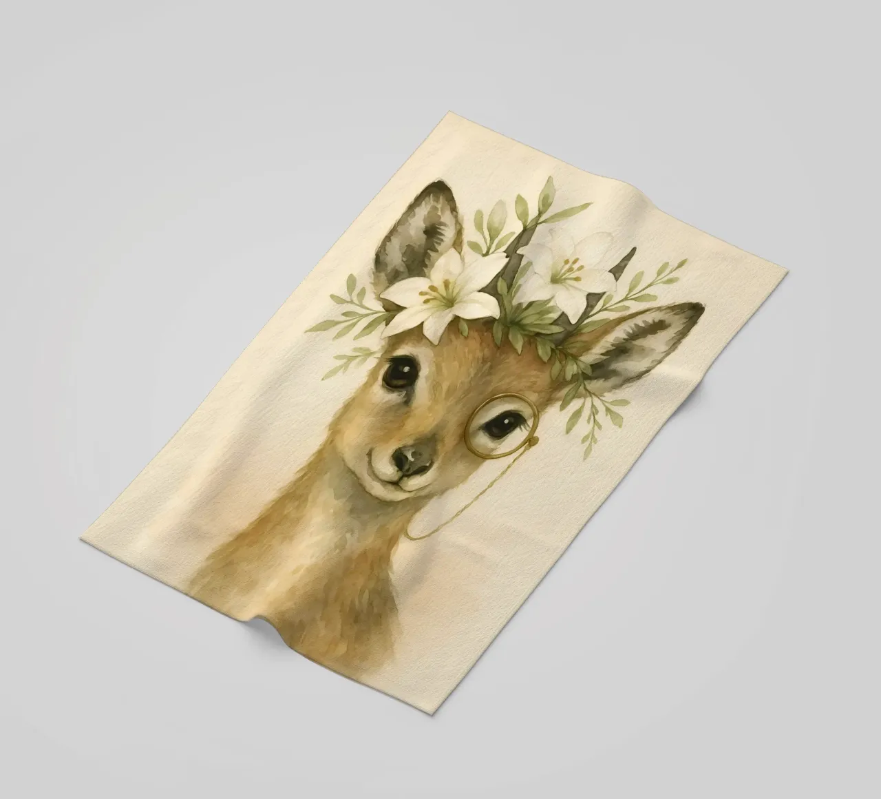 Lily Whimsy: The Noble Fawn beach towel by Graceful Desine