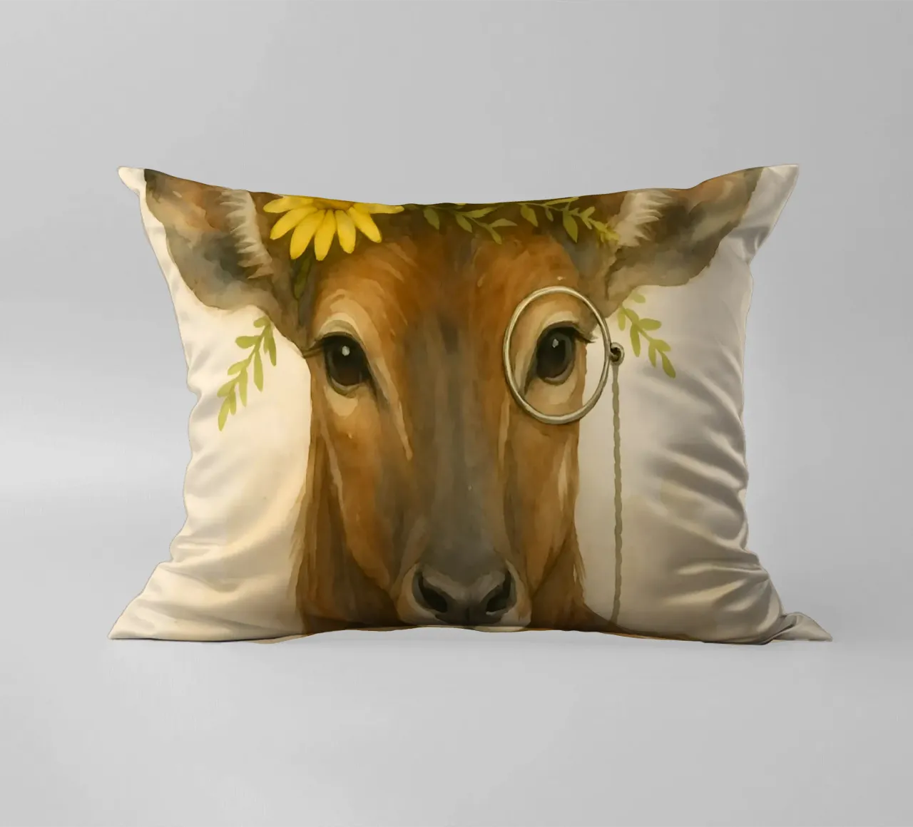 Sguardo d'oro: L'antilope regale cuscino da Graceful Desine