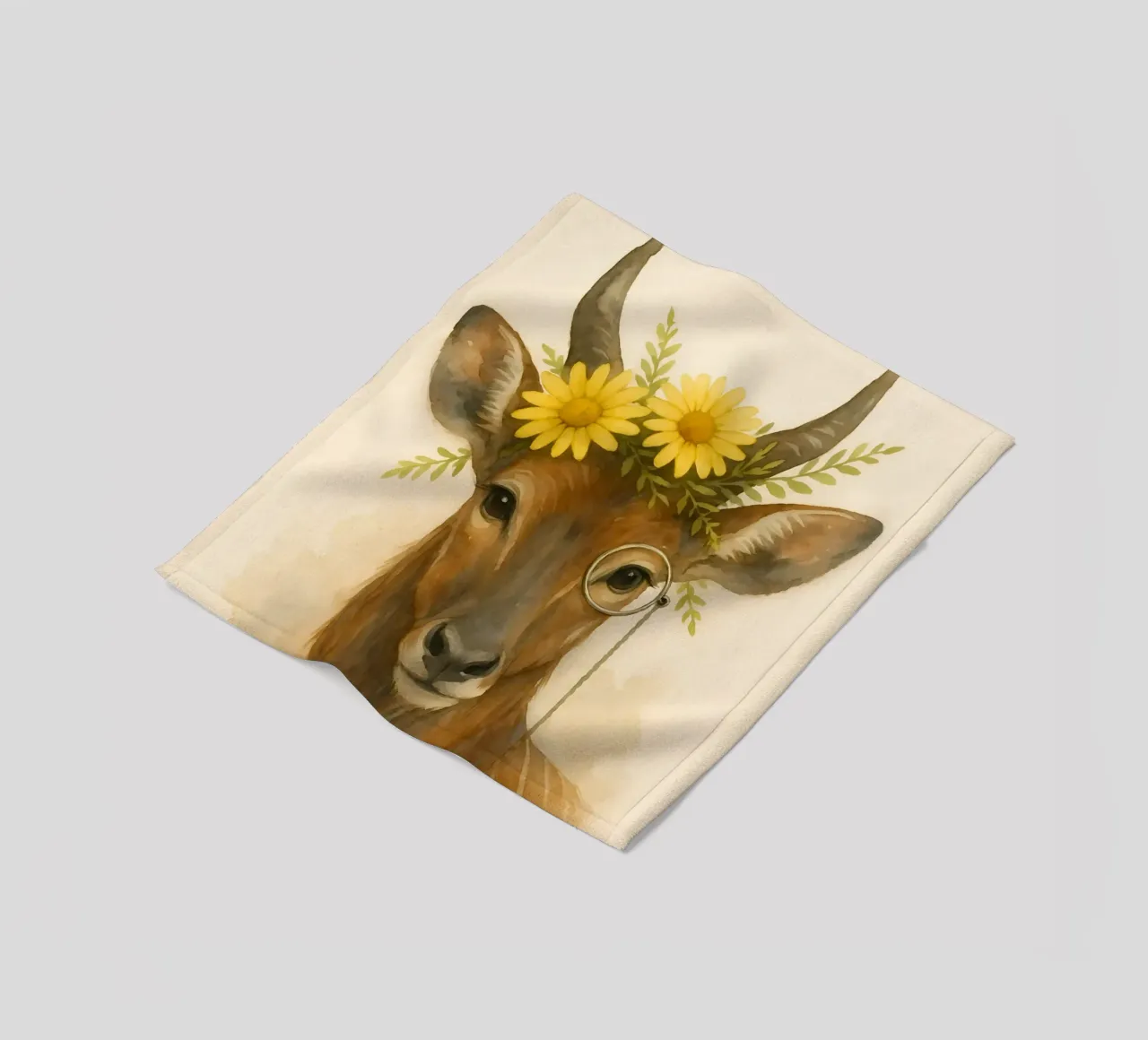 Sguardo d'oro: L'antilope regale coperta in pile da Graceful Desine