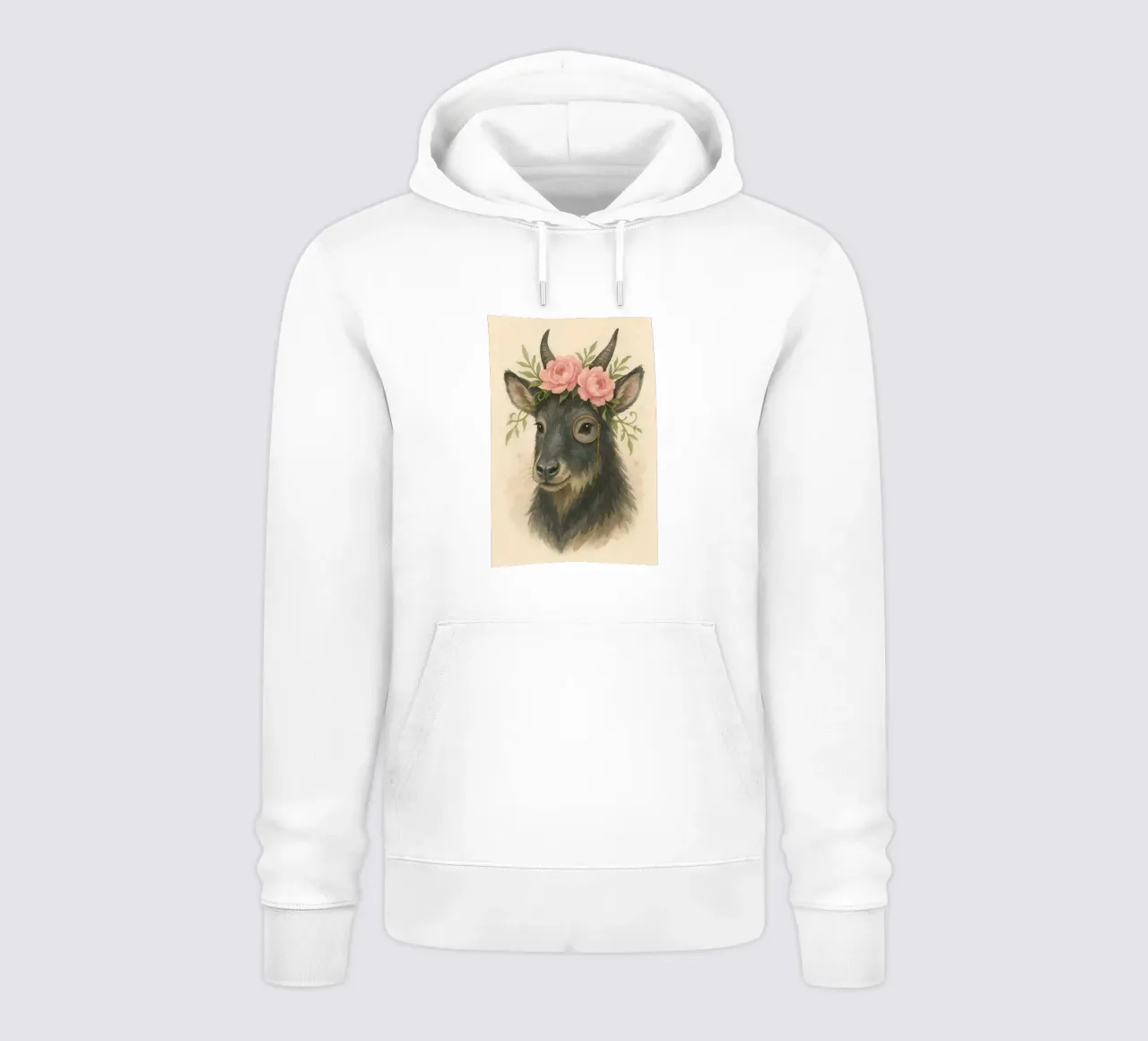Midnight Bloom: The Gentle Aristocrat hoodie by Graceful Desine