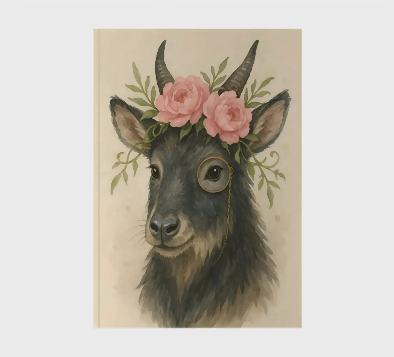 Midnight Bloom: The Gentle Aristocrat notebook by Graceful Desine