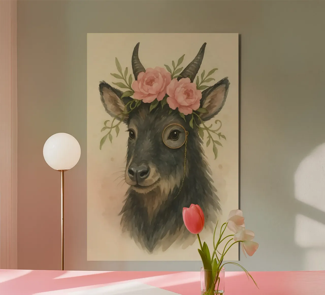 Midnight Bloom: The Gentle Aristocrat alu-dibond by Graceful Desine