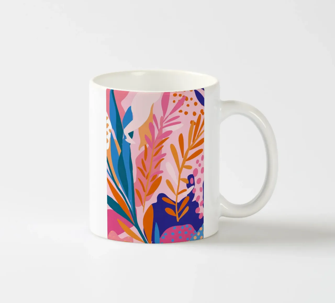 Paesaggio da sogno con fogliame tropicale tazza in ceramica da Gaia Viesta