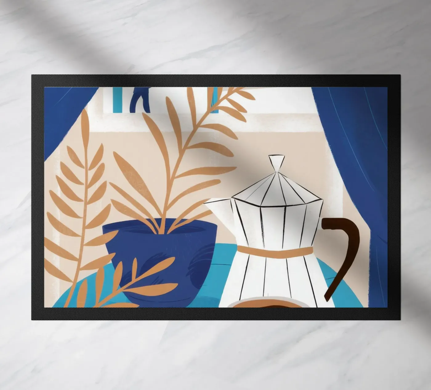 Sunlit Window Coffee doormat by Obs Canvas