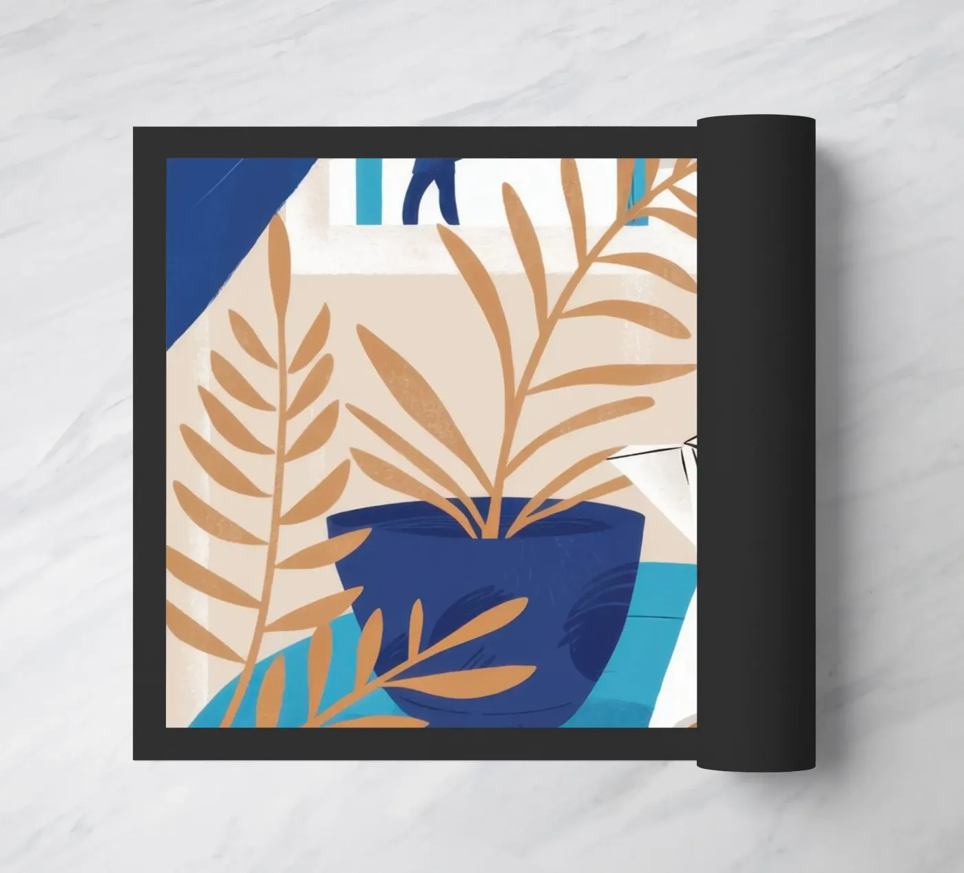 Sunlit Window Coffee doormat by Obs Canvas