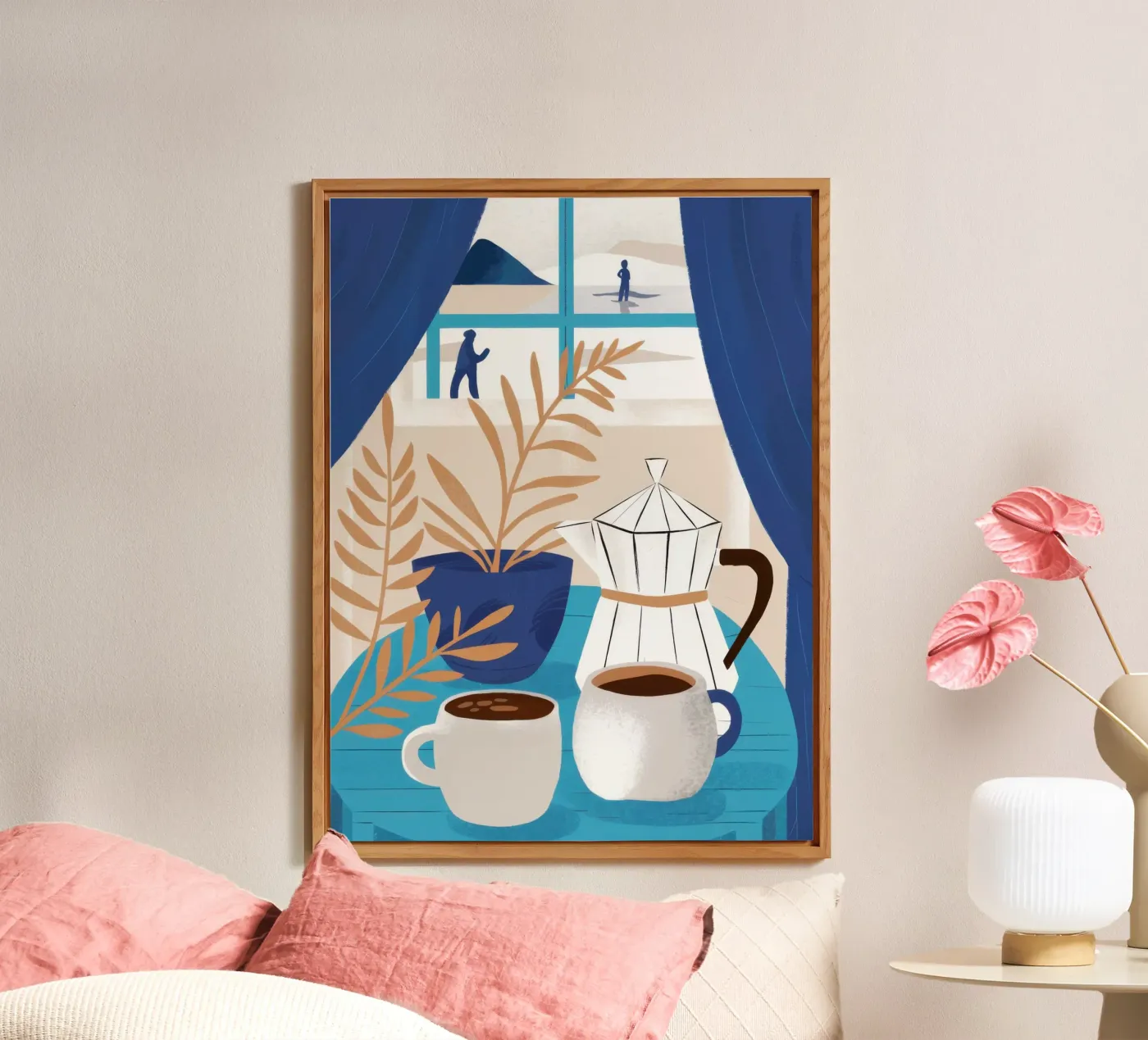 Sunlit Window Coffee forex plate by Obs Canvas