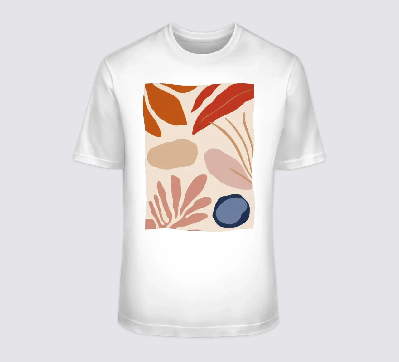 Letto a foglie d'autunno t-shirt da Thistle Bloom