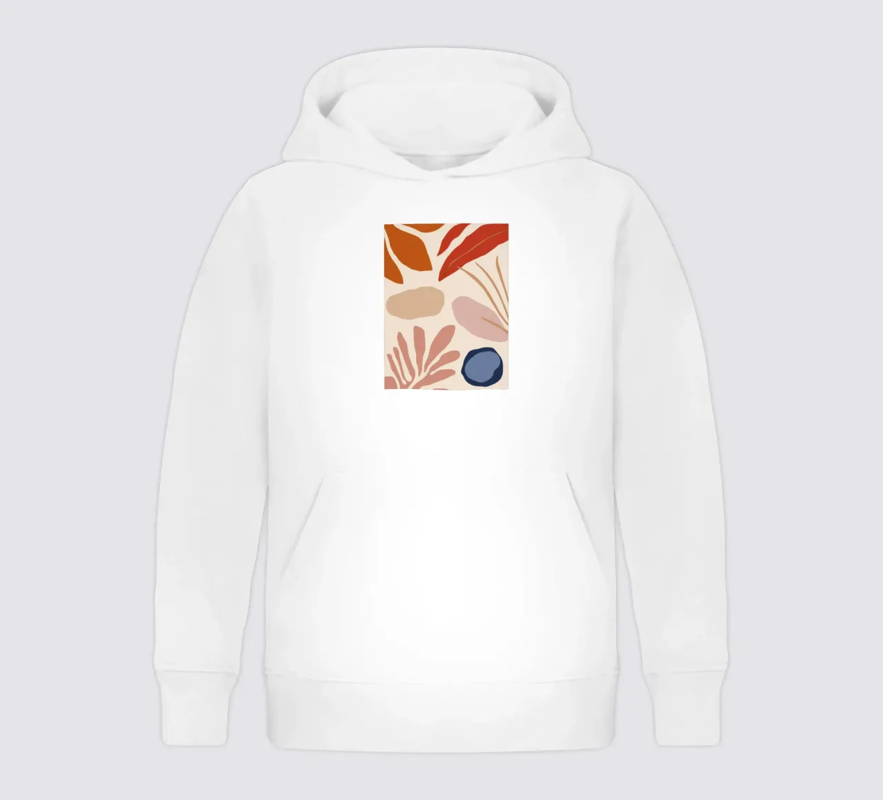 Letto a foglie d'autunno felpa bambino con cappuccio da Thistle Bloom
