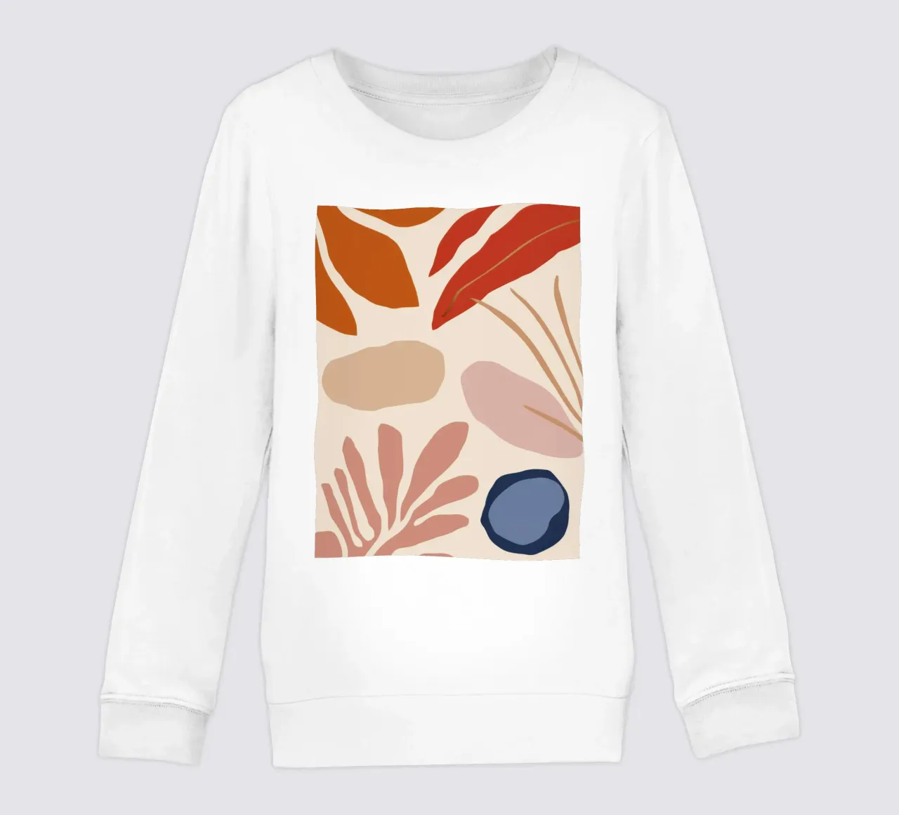 Letto a foglie d'autunno felpa bambino da Thistle Bloom