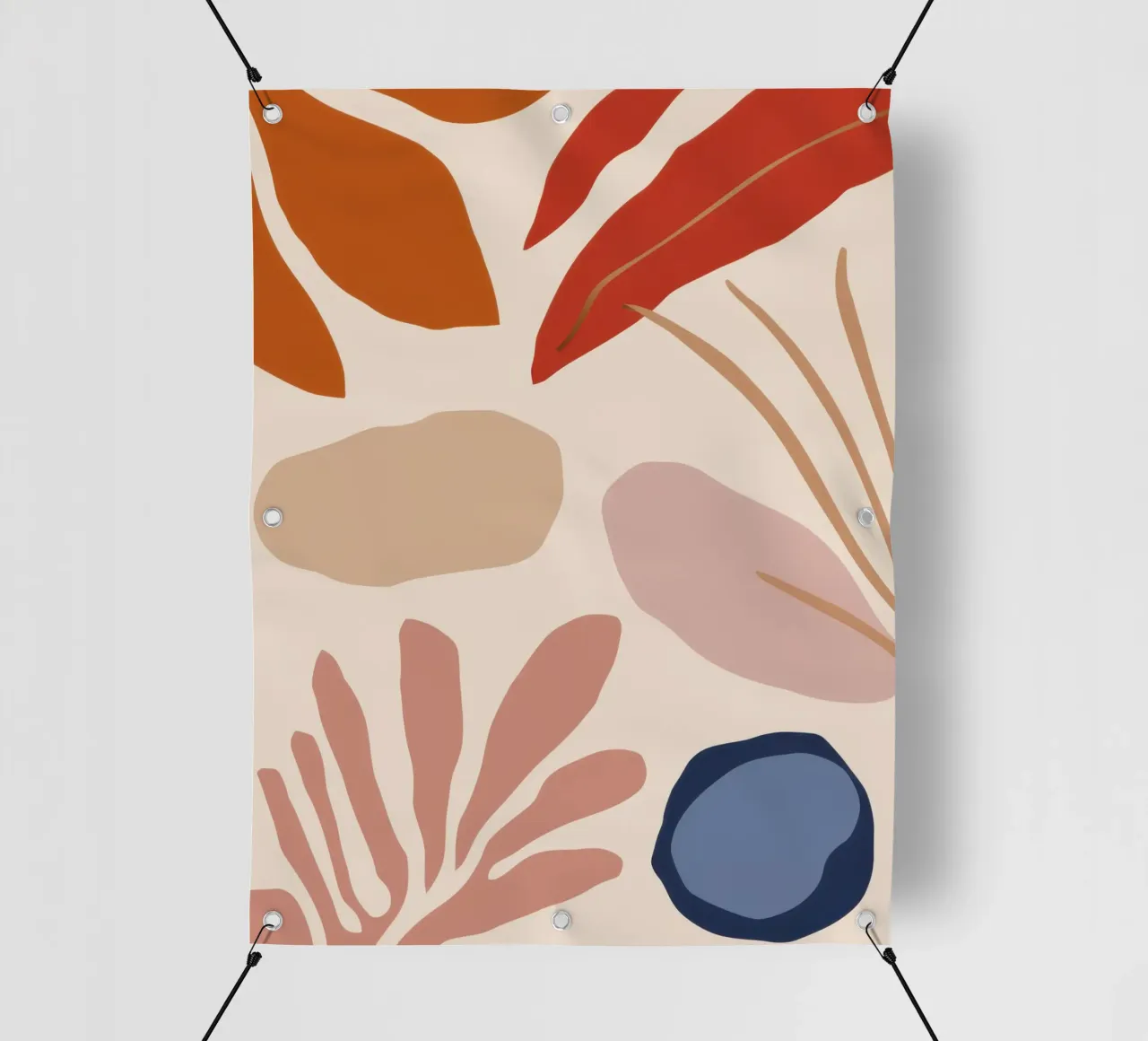 Letto a foglie d'autunno telo in pvc da Thistle Bloom