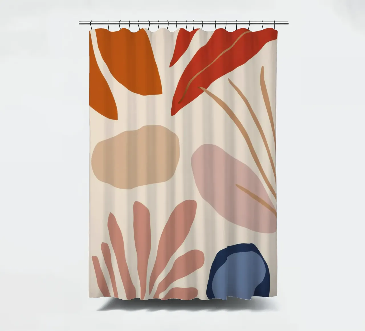 Letto a foglie d'autunno tenda da doccia da Thistle Bloom