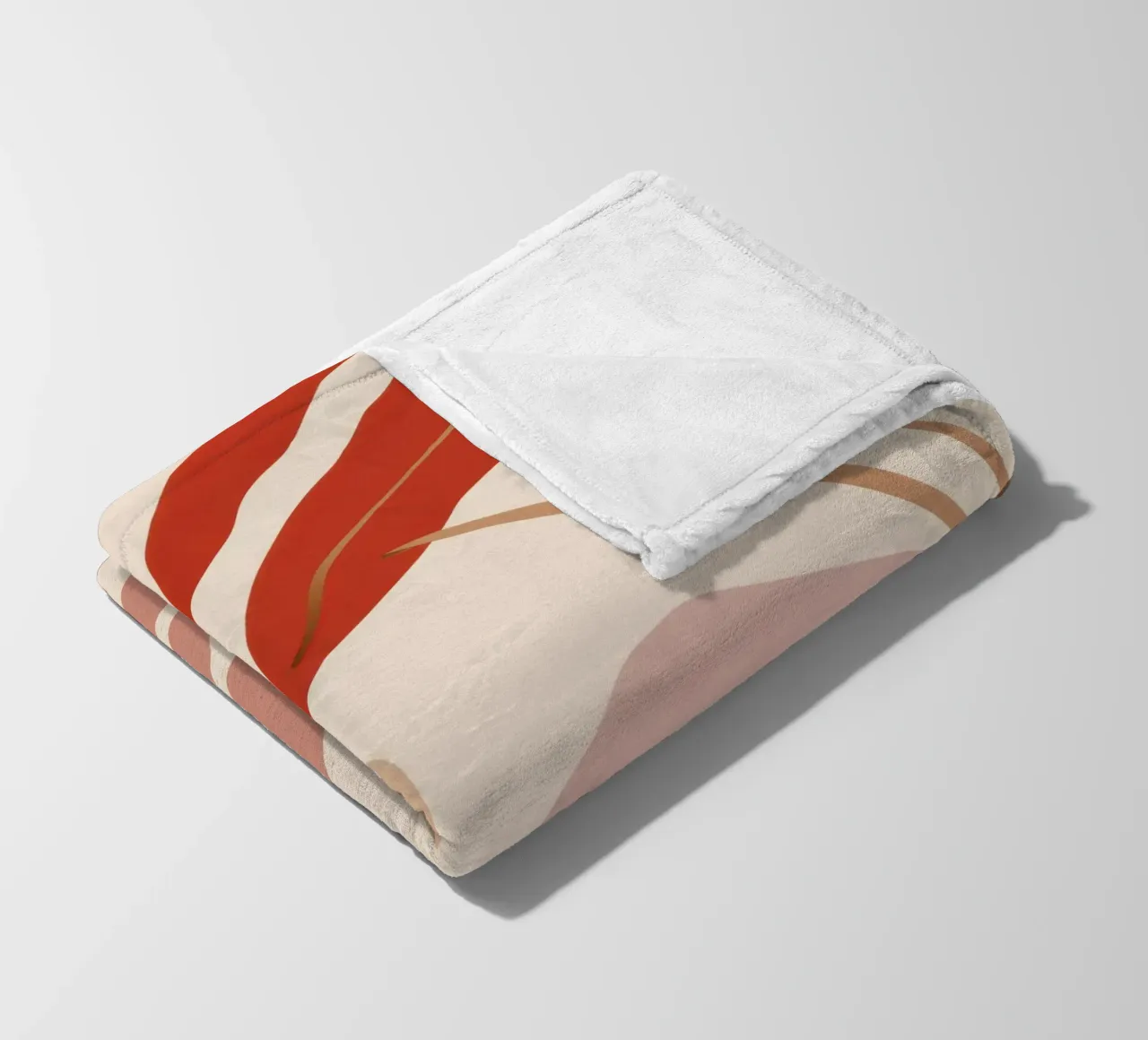 Letto a foglie d'autunno coperta in pile da Thistle Bloom