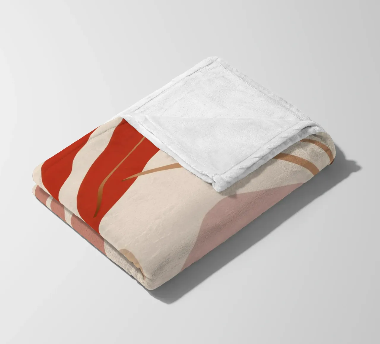 Letto a foglie d'autunno coperta in pile da Thistle Bloom