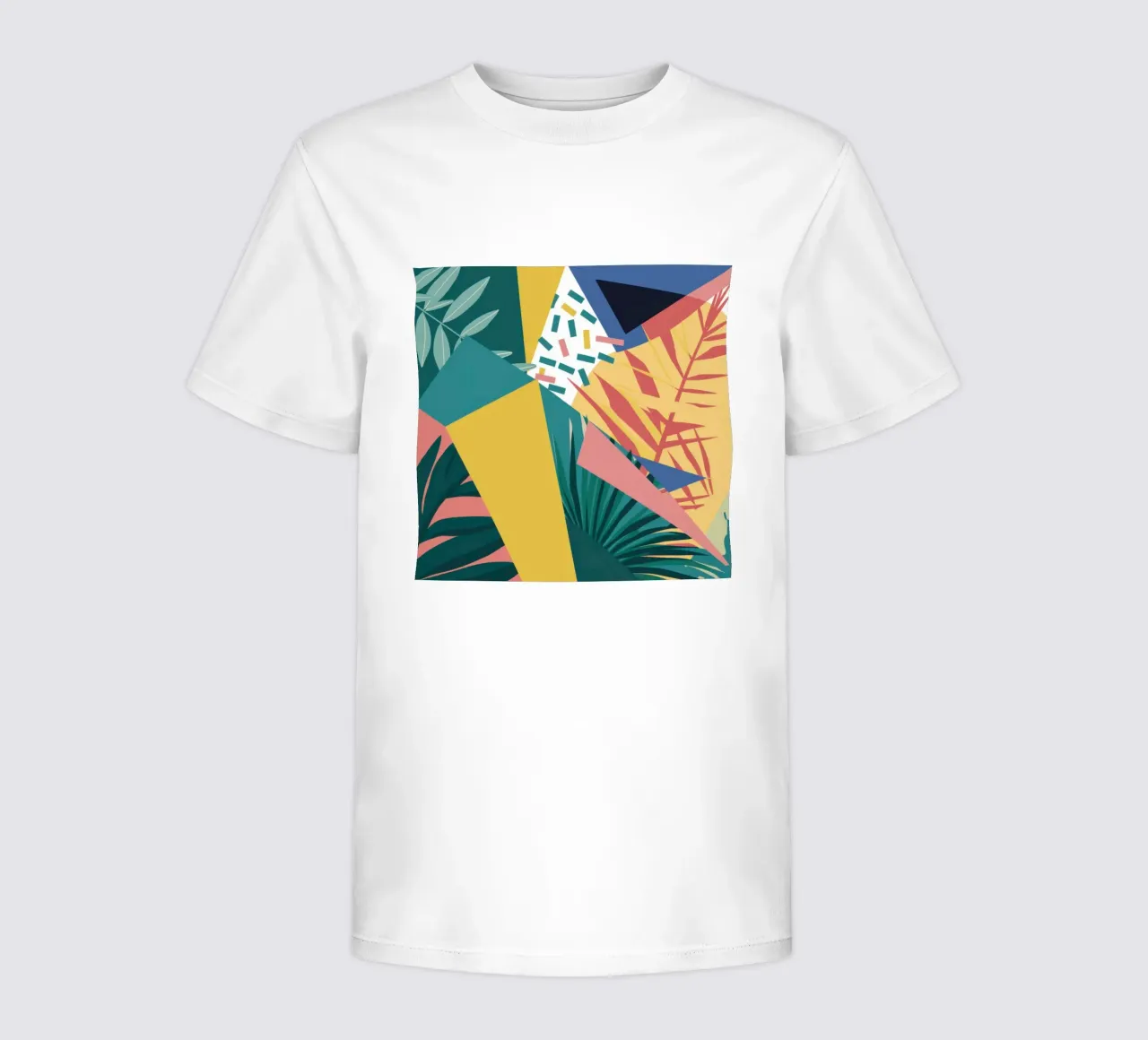Collage di colori in frantumi t-shirt bambini da Lunar Valentina