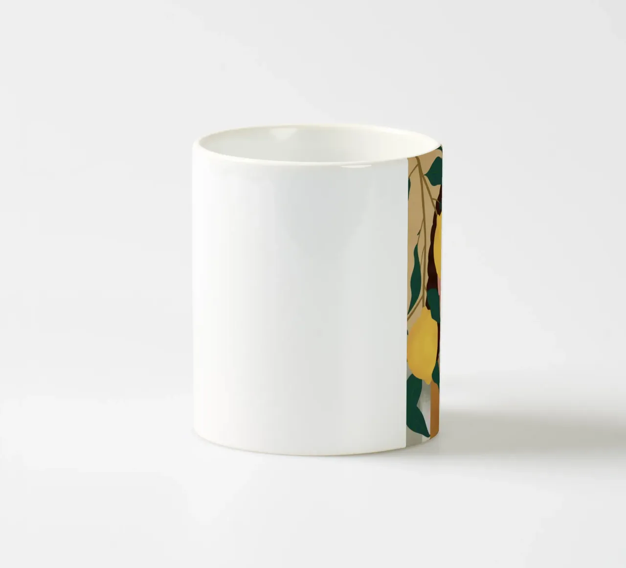 Ritratto dello sguardo di Lemony tazza in ceramica da Line Fable
