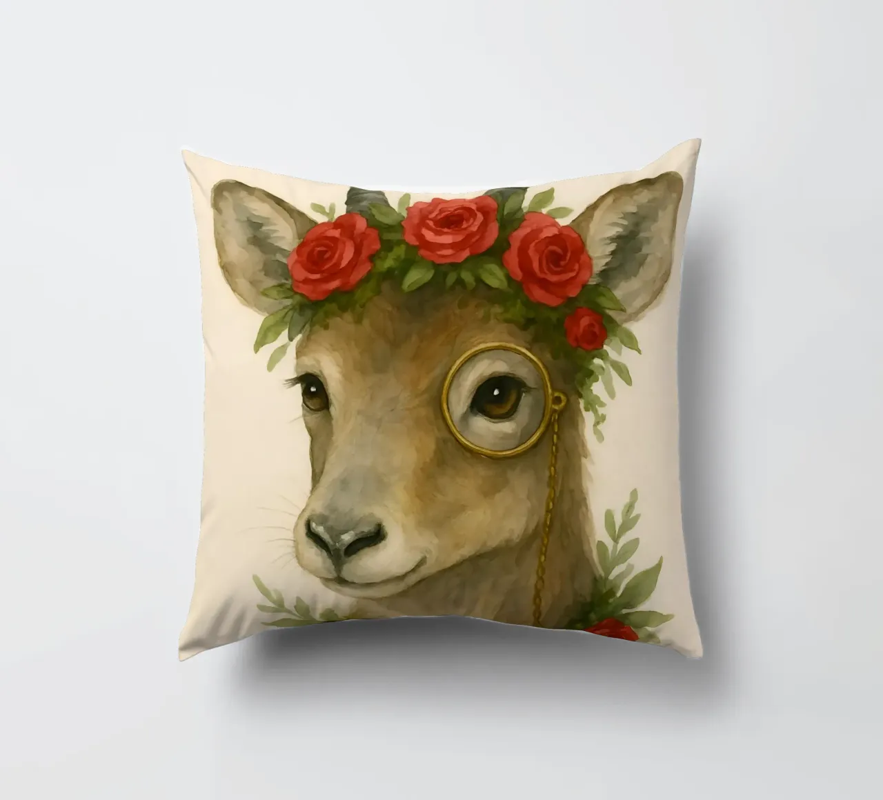 Rosewood Royalty decorative cushion by Graceful Desine