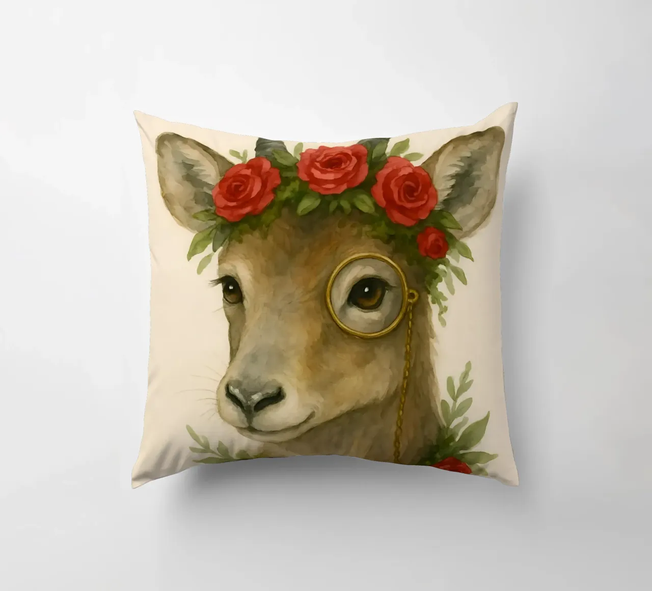 Rosewood Royalty decorative cushion by Graceful Desine