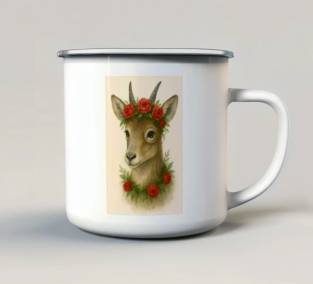 Palissandro Royalty tazza in smalto da Graceful Desine