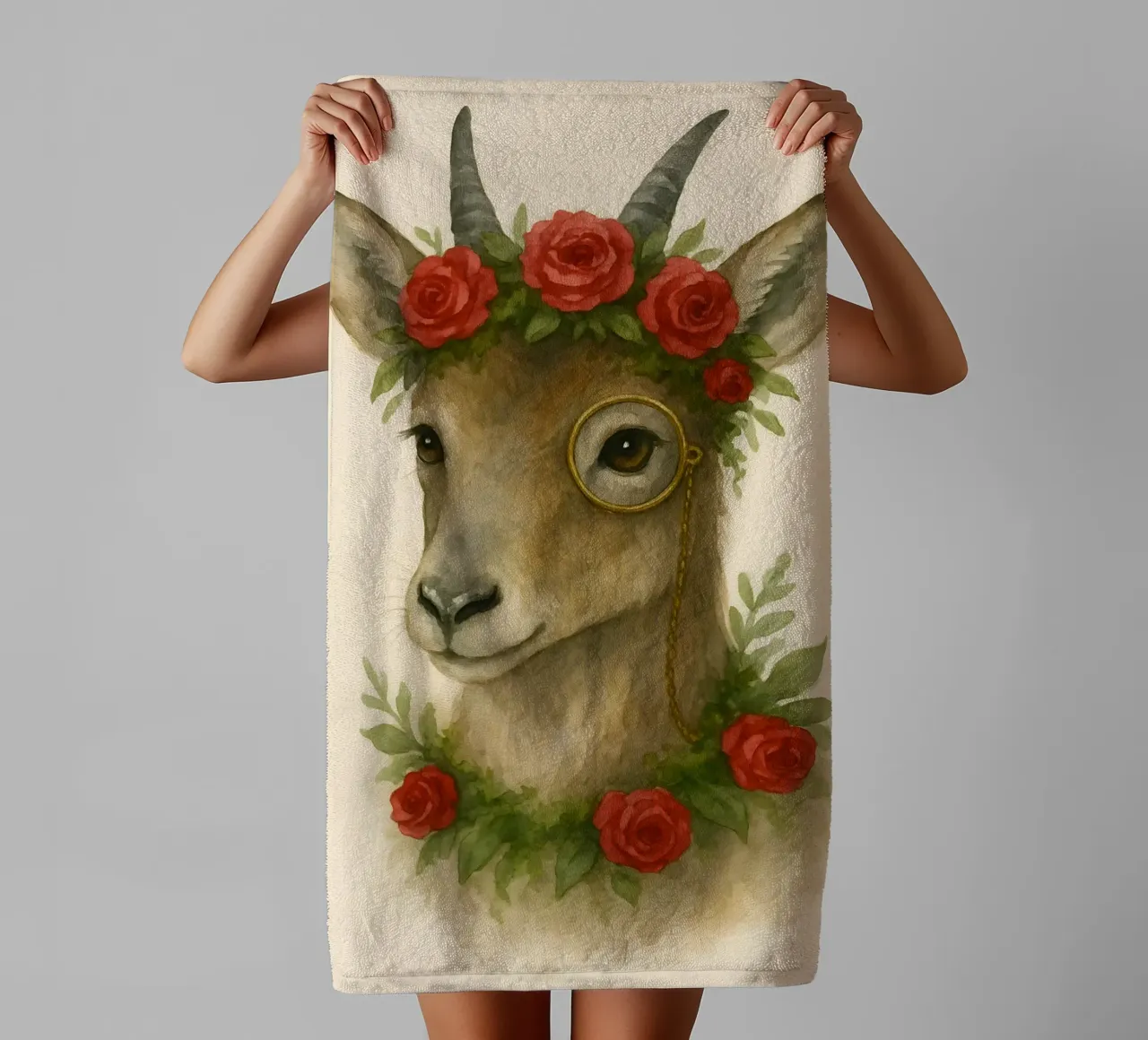 Rosewood Royalty towel by Graceful Desine