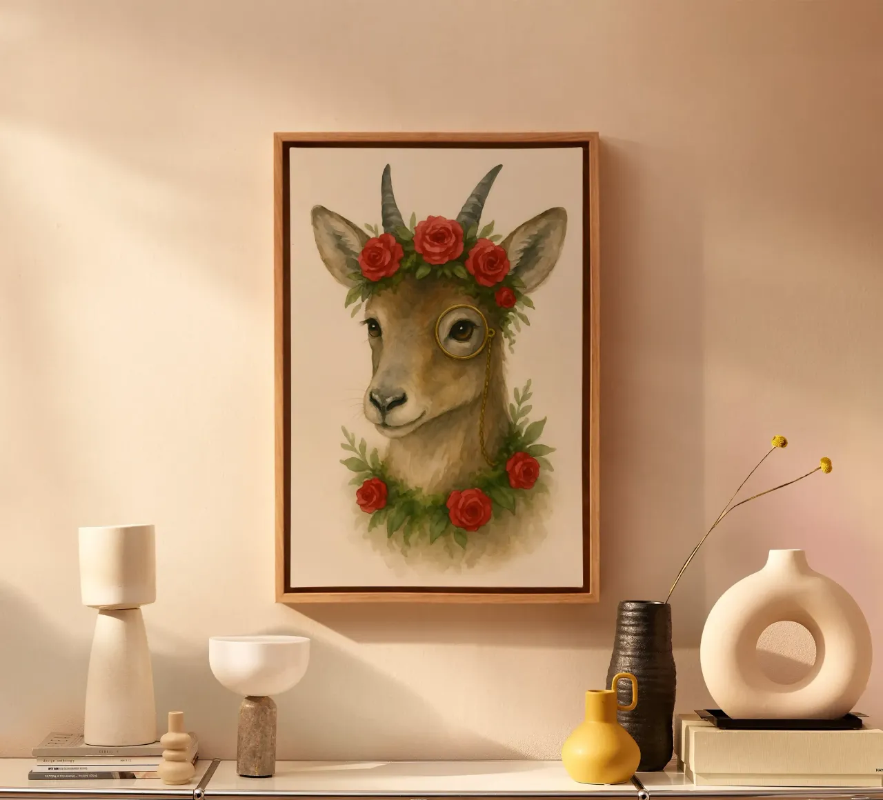 Rosewood Royalty canvas by Graceful Desine