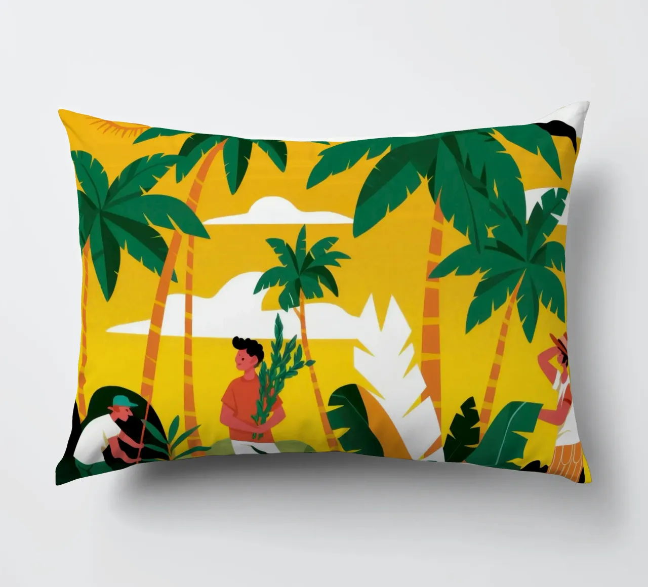 Tramonto Toucan Tropics cuscino da Gaia Viesta
