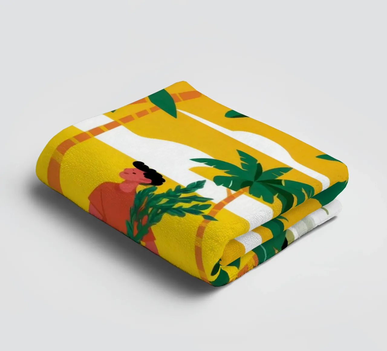 Tramonto Toucan Tropics asciugamano da bagno da Gaia Viesta