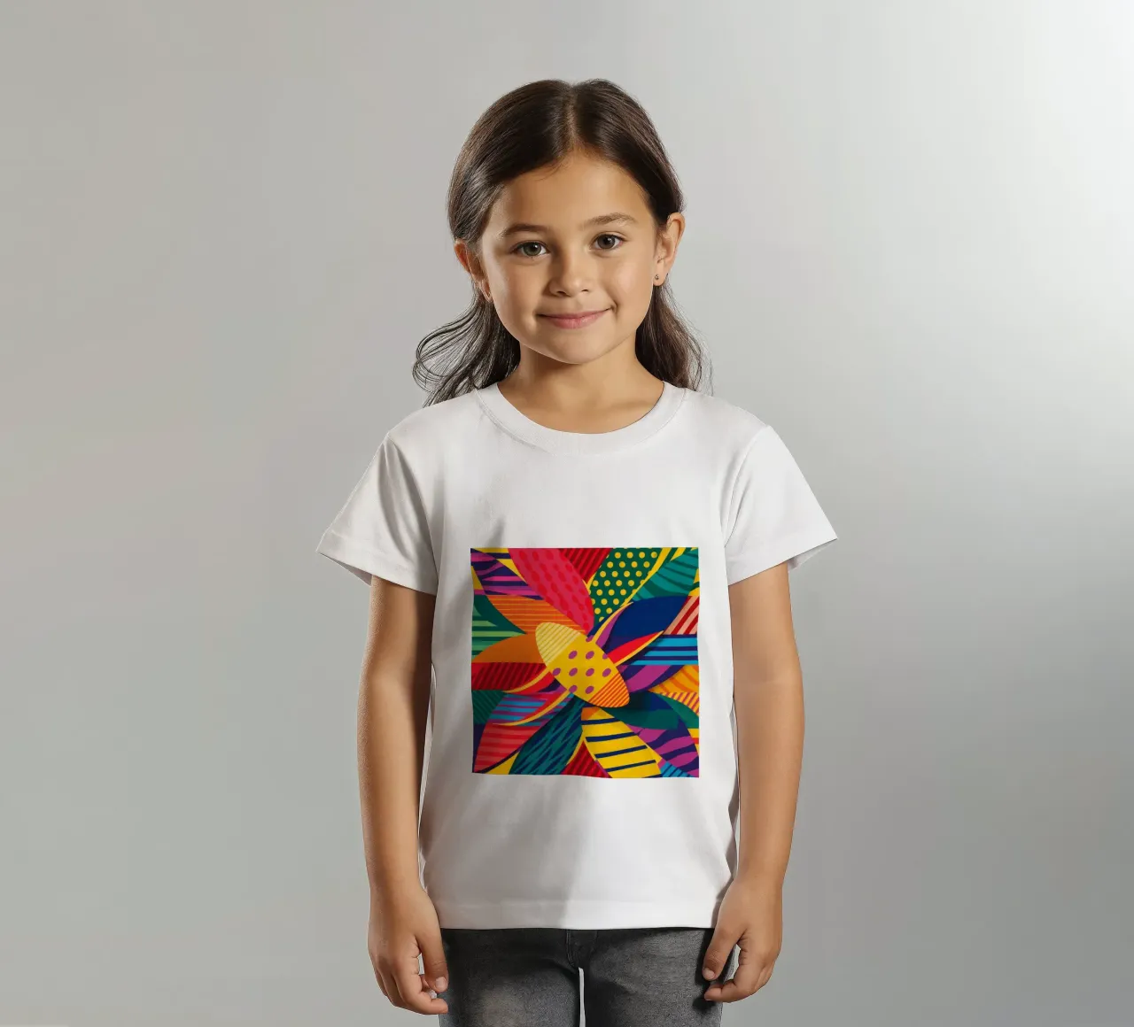 Trama strutturata t-shirt bambini da Line Fable